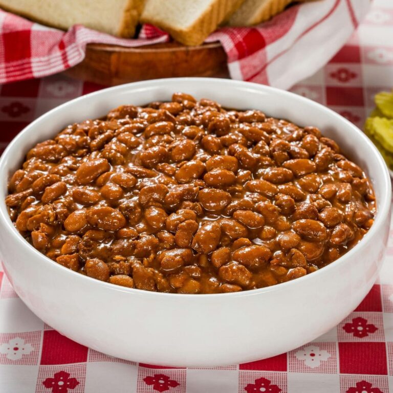 cooked beans